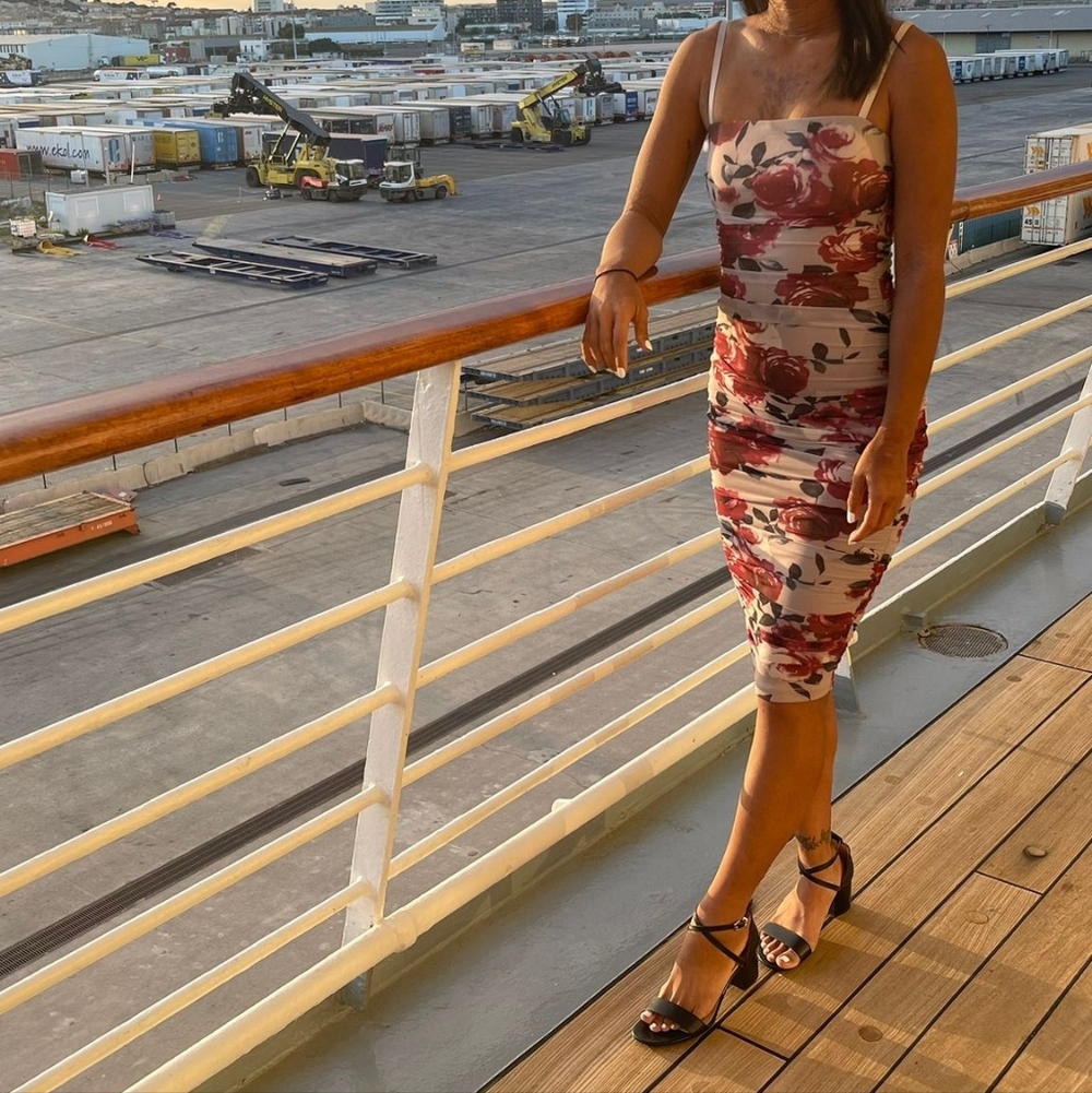 Speechless Floral Bodycon Dress